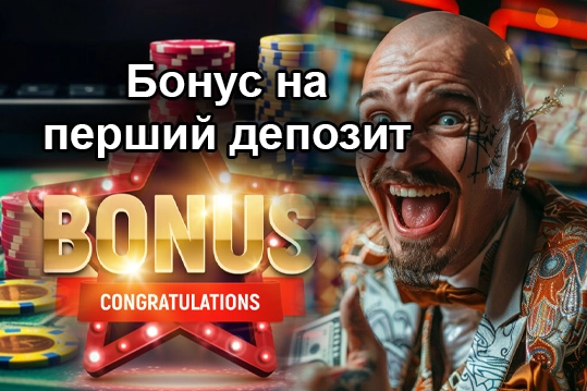 Бонус Перший Депозит Онлайн Казино
