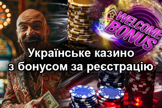 Українське Казино з Бонусом за Реєстрацію